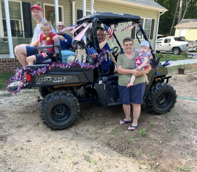 Loading the Cart for the 4th